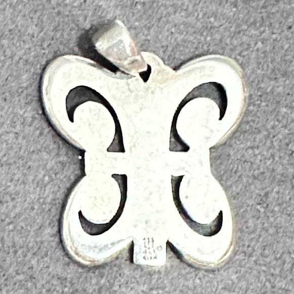 Retired James Avery Butterfly Cross Resurrection Pendant Faith Big Bale 9g 4077 - Picture 11 of 15